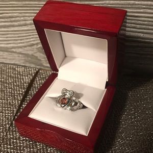 Irish claddagh ring